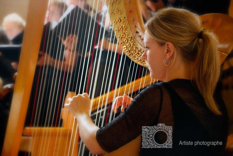 Marriage musicienne harp